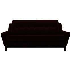 G Plan Vintage The Fifty Three Large Sofa Capri Leather Burgundy